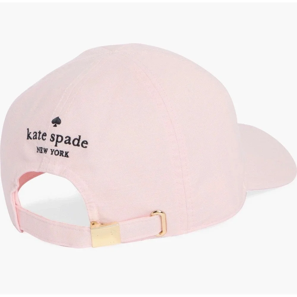 Kate Spade New York Linen Spade Baseball Cap Pink Lupine